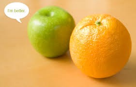 Image of apple and orange